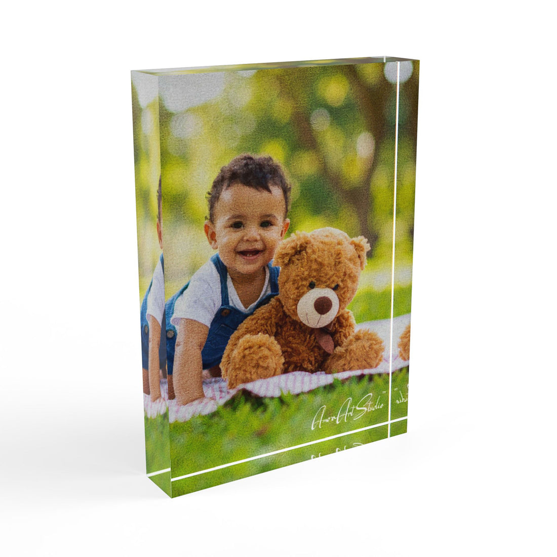 Baby Crystal Portrait Block