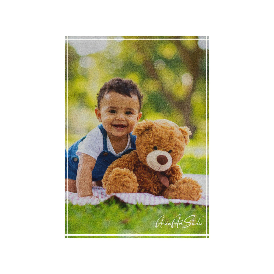 Baby Crystal Portrait Block