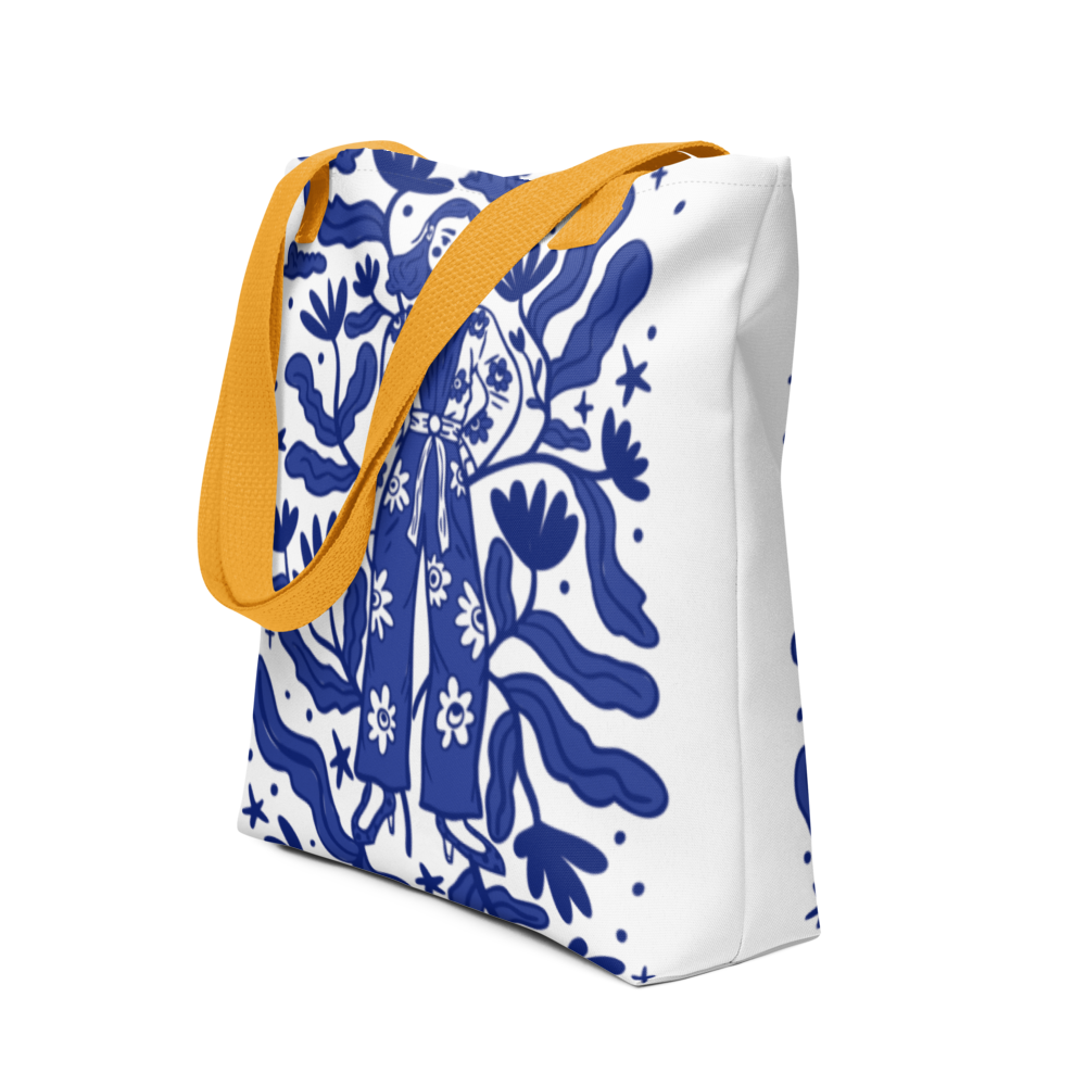 Floral Dreamscape Tote Bag