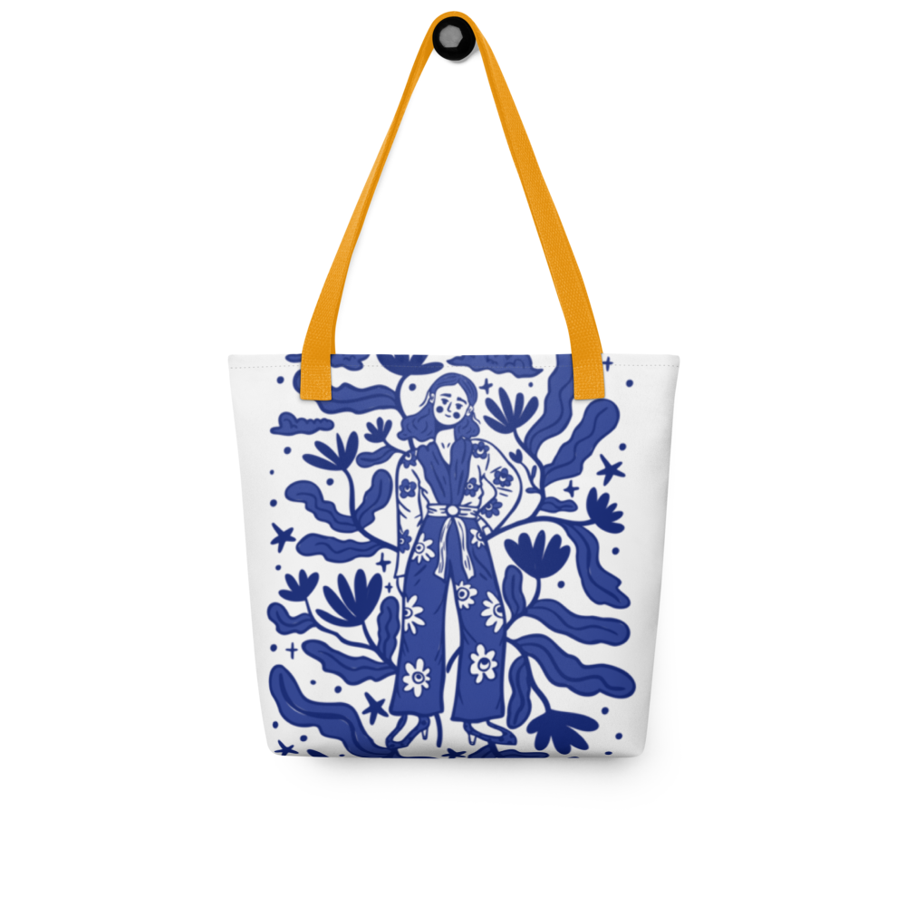 Floral Dreamscape Tote Bag