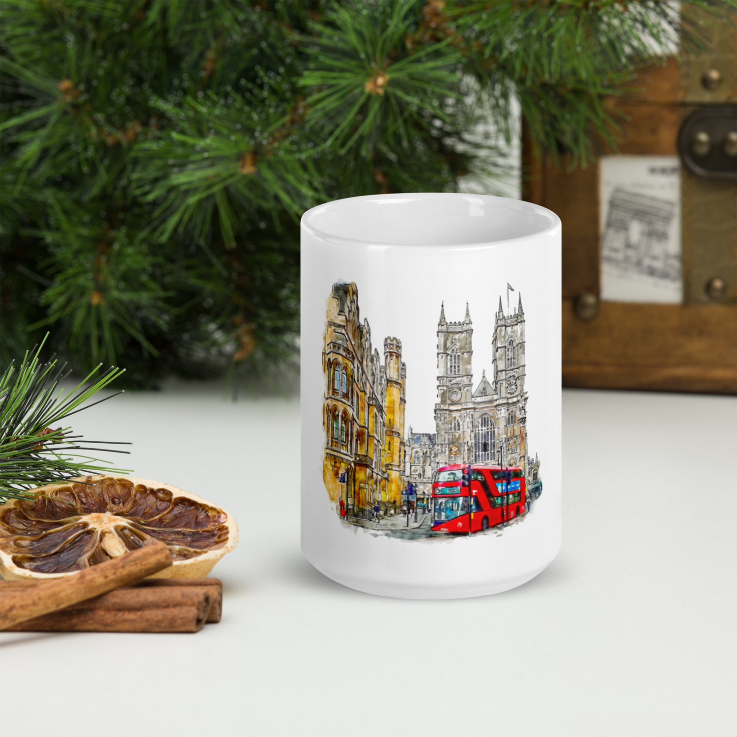 European City Mug London – ceramic mug in holiday setting