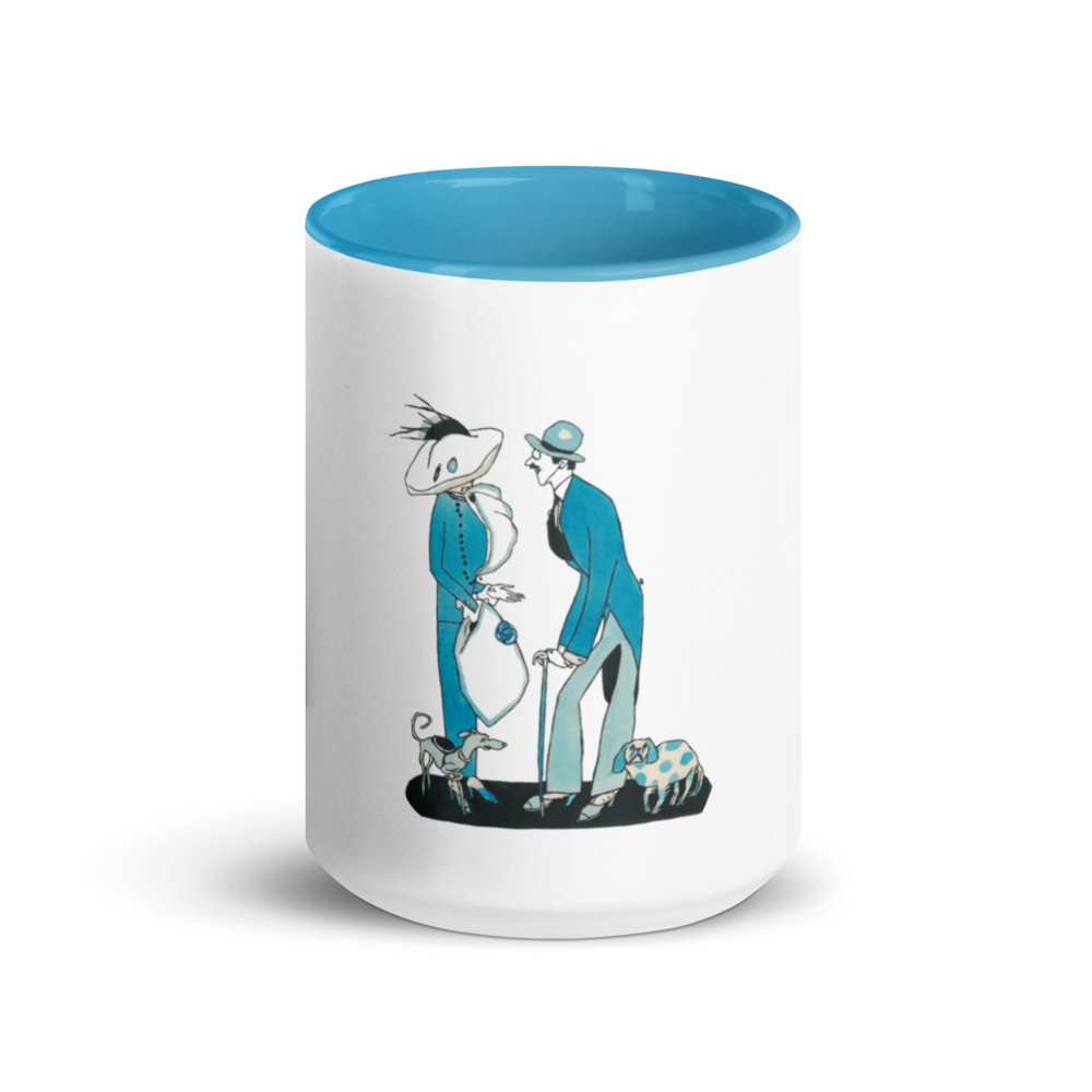 Vintage European Art Mug
