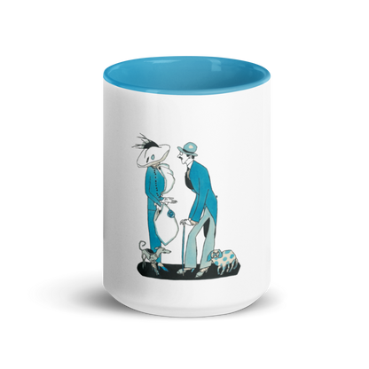 Vintage European Art Mug